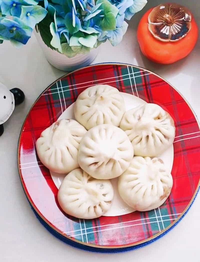 茄子豬肉包子