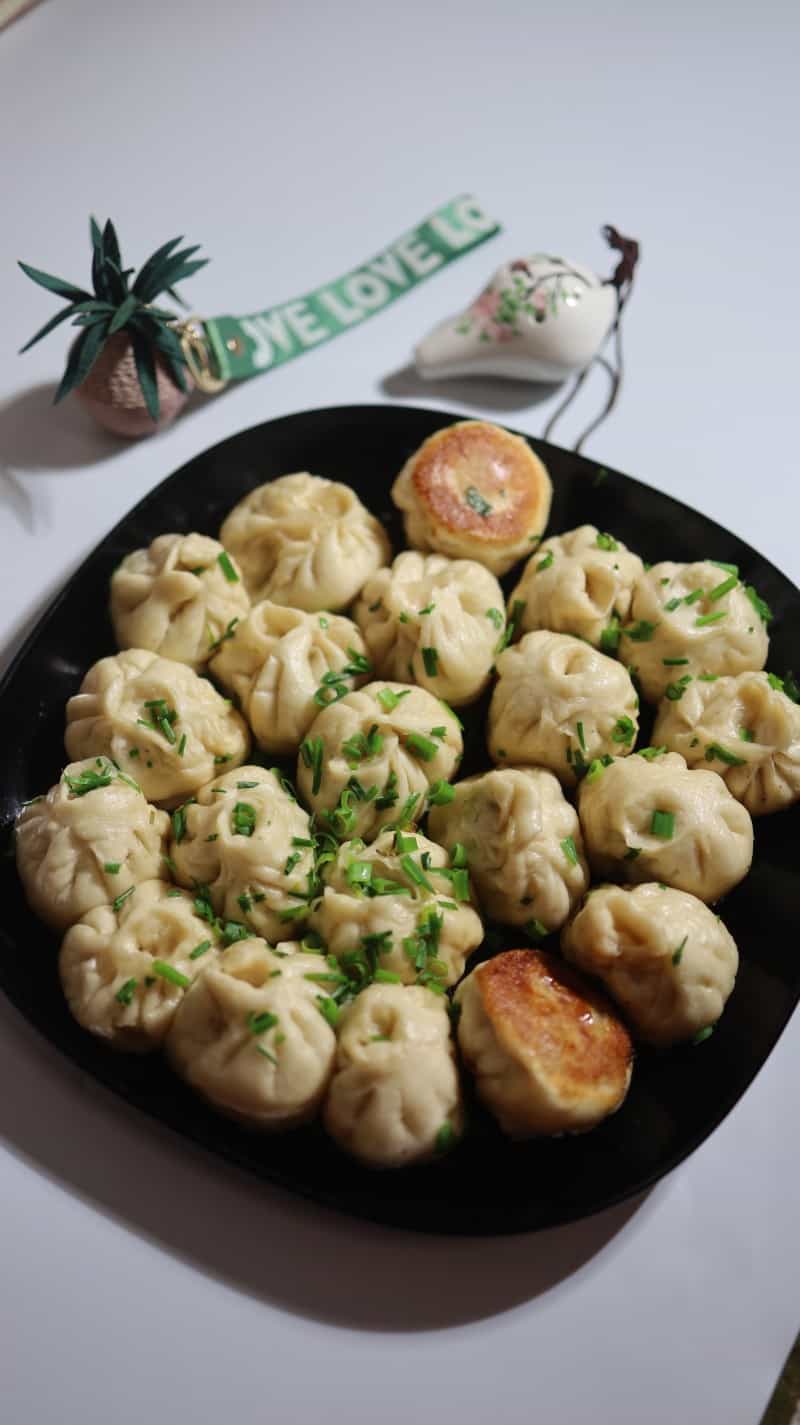 白菜肉末香菇生煎包