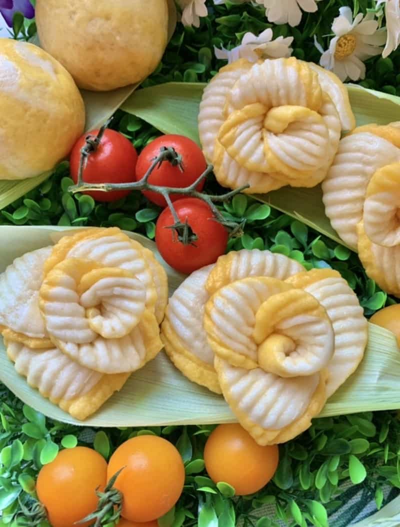 雙色花饅頭