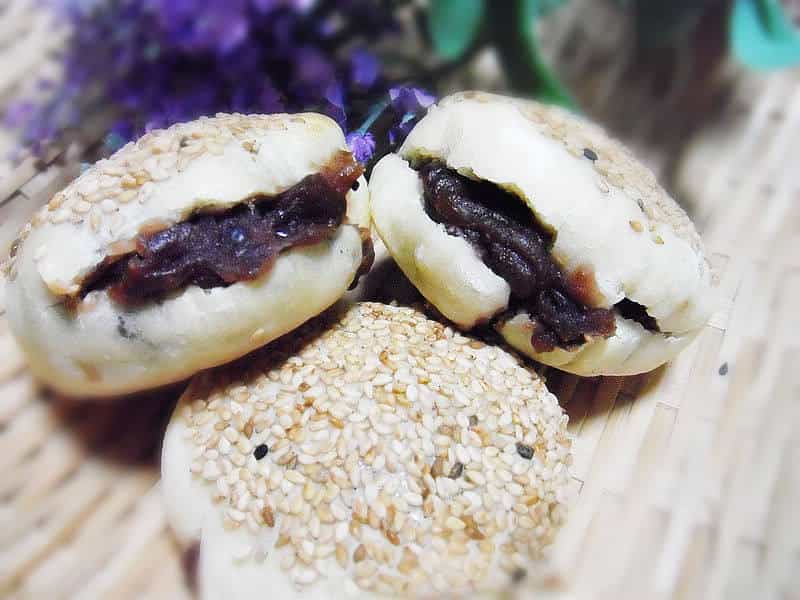 豆餡燒餅