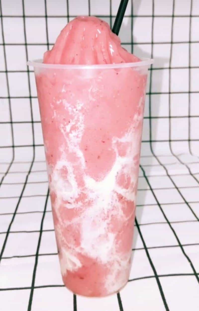 草莓藍莓冰沙