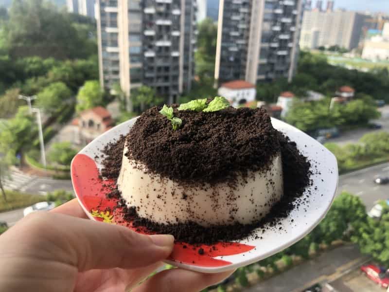 白涼粉奶凍